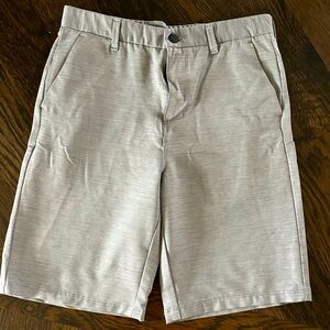 George men’s 30 light gray stretch soft shorts